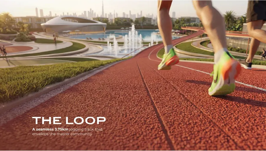 Jogging and cycling loop
